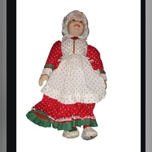 Danbury Mint Doll-Mrs Claus-19" with Box